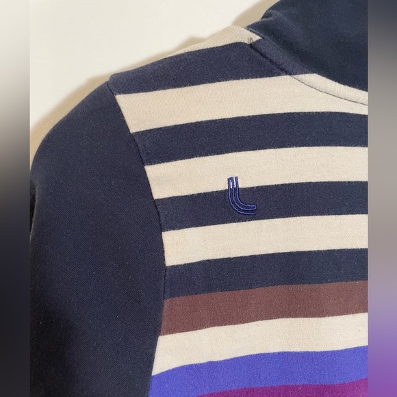 Lole Principle Tunic Striped Women's-Sorita/Tango Size Medium Organic Cotton - Picture 8 of 13